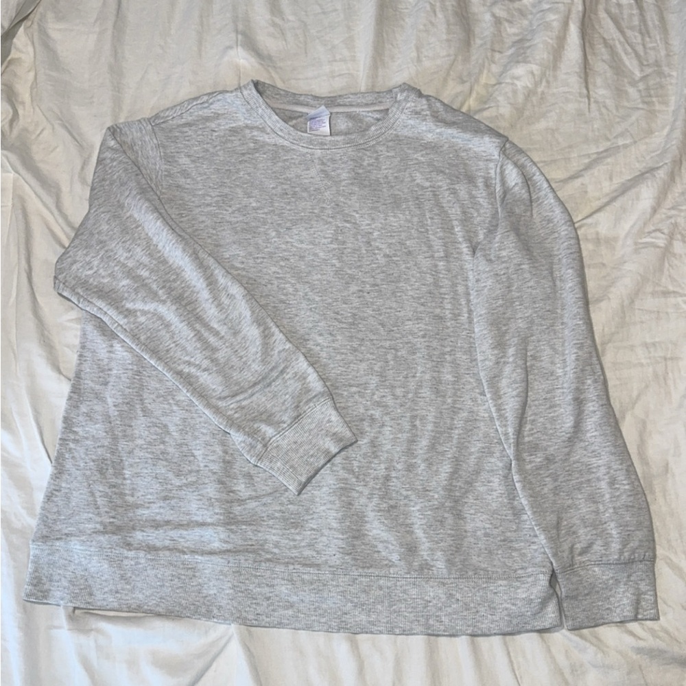 Stars Above Heather Gray Soft Fleece Top